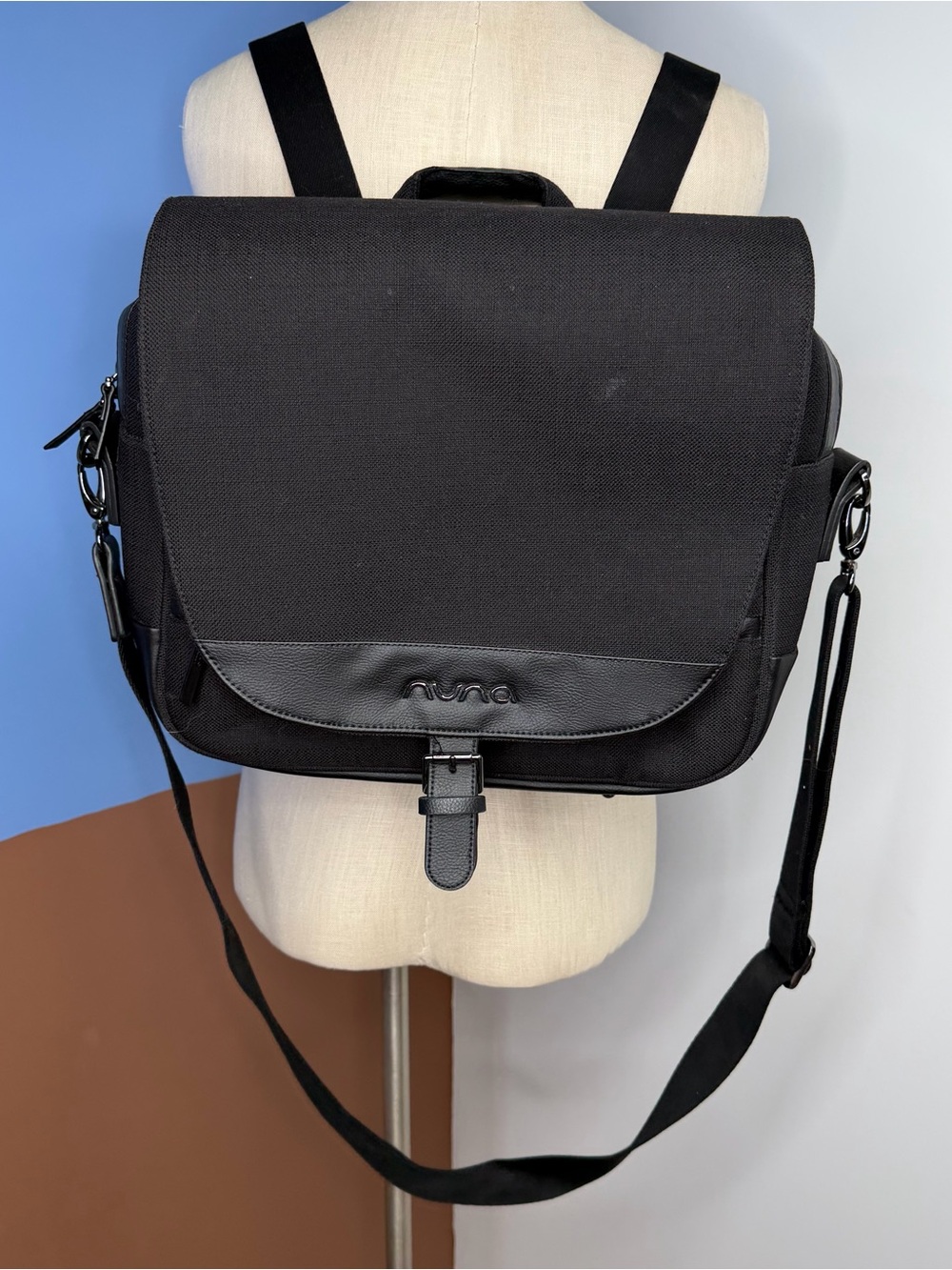 Nuna Diaper Bag Backpack Black Caviar